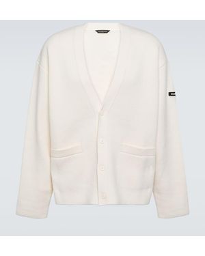 Balenciaga Wool-Blend Cardigan - White