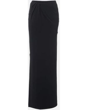 Jacquemus Peplo Maxi Skirt - Black