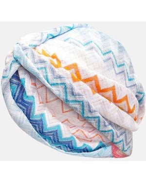 Missoni Zigzag Headband - Blue