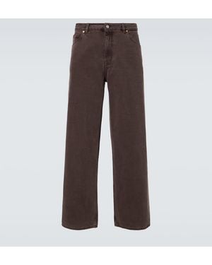 Our Legacy Vast Cut Wide-Leg Jeans - Brown