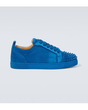 Christian Louboutin Louis Junior Spikes Suede Sneakers in Black for Men Lyst Canada