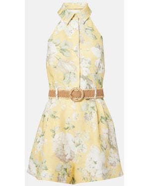 Zimmermann Linen Jumpsuits - Yellow