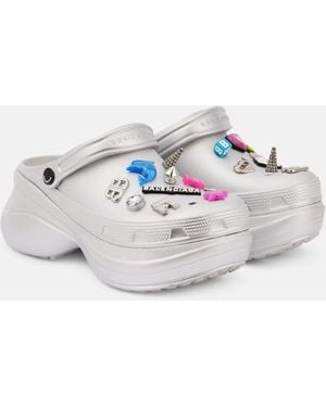 Balenciaga X Crocs Platform Clogs - Grey