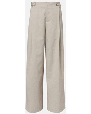 SIR. Leone High-Rise Wide-Leg Pants - Natural