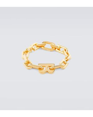 Balenciaga B Chainlink Bracelet - Metallic