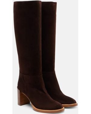 Gabriela Hearst Bocca Suede Knee-High Boots - Brown