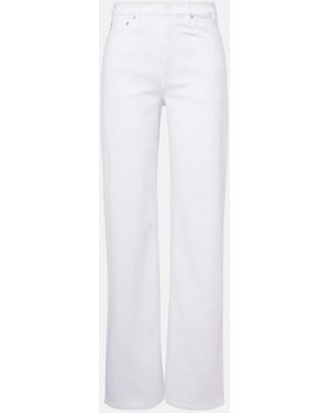 AG Jeans New Baggy Wide-Leg Jeans - White