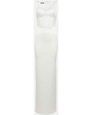 Alex Perry Clove Bustier Gown - White