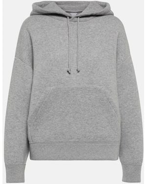 Bottega Veneta Cashmere-Blend Hoodie - Grey