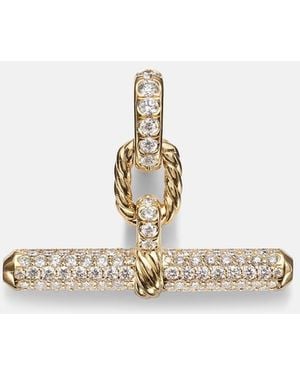 David Yurman Dy Madison 18Kt Pendant With Diamonds - Metallic