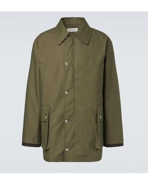 Our Legacy Hunter Cotton-Blend Canvas Jacket - Green