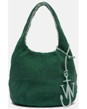JW Anderson Mini Beaded Tote Bag - Green