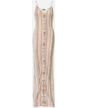 Missoni Zigzag-Woven Maxi Dress - Natural
