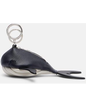 Loewe Leather Bag Charm - Blue
