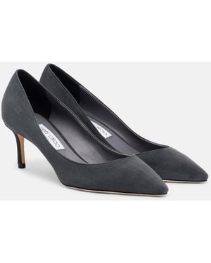 Jimmy Choo Romy 60 Suede Pumps - Blue