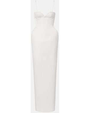 Magda Butrym Bridal Satin Gown - White