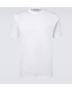 Canali Cotton T-Shirt - White