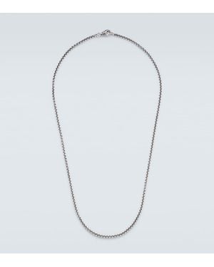 David Yurman Sterling Chain Necklace - Blue