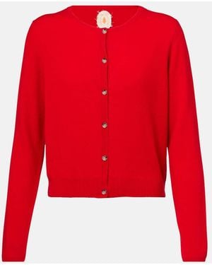 Jardin Des Orangers Cashmere Cardigan - Red