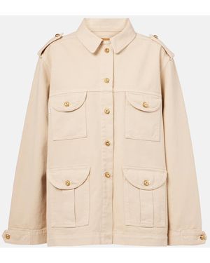Blazé Milano Sahariana Denim Jacket - Natural