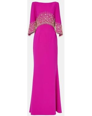 Jenny Packham Electra Embellished Gown - Pink