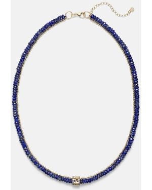 Sydney Evan 14Kt Necklace With Lapis Lazuli And Diamonds - Blue