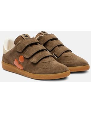 Isabel Marant Beth Suede Sneakers - Brown