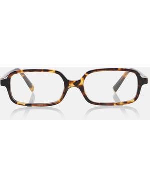 Miu Miu Rectangular Glasses - Brown