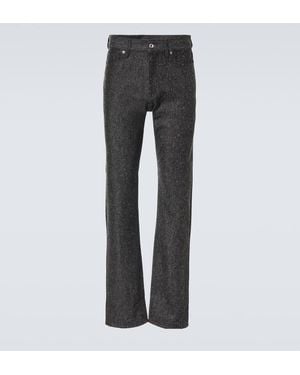 Berluti Mid-Rise Straight Jeans - Grey