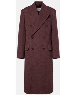 Vivienne Westwood Winston Twill Wool Coat - Red