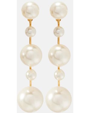 Jennifer Behr Maylin Faux-Pearl Drop Earrings - Natural