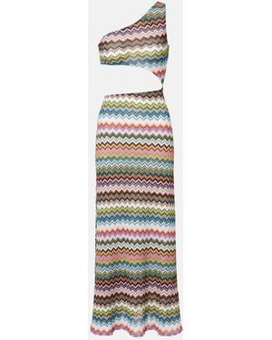 Missoni Zig Zag Lame Beach Cover-Up - White