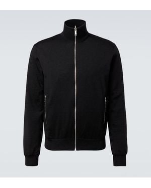 Prada Reversible Virgin Wool And Re-Nylon Jacket - Black