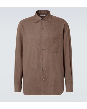 Loro Piana Andre Cotton Shirt - Brown