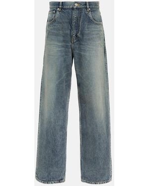Balenciaga Mid-Rise Wide-Leg Jeans - Blue