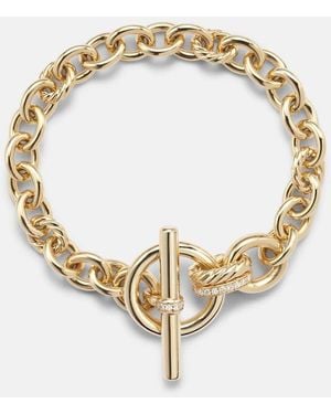 David Yurman Mercer 18Kt Bracelet With Diamonds - Metallic