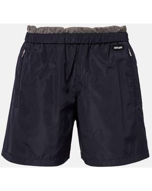 Miu Miu Technical Shorts - Blue