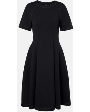 Marni Cotton-Blend Jersey Midi Dress - Black