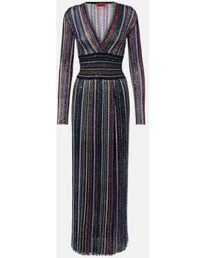 Missoni Sequined Striped Gown - Blue