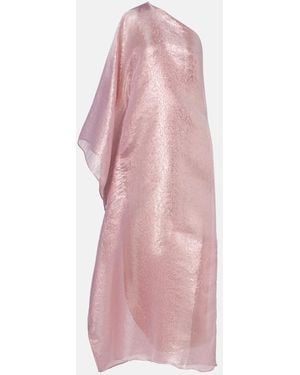 ‎Taller Marmo Betsy One-Shoulder Fil Coupe Gown - Pink