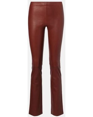 Stouls Jp Long Leather Flared Pants