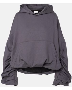 Dries Van Noten Hannett Cotton Hoodie - Grey