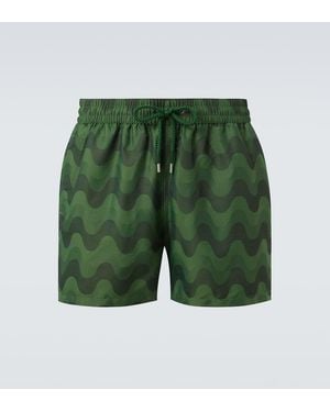 Frescobol Carioca Rio Printed Swim Trunks - Green