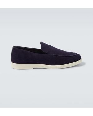 Frescobol Carioca Miguel Suede Loafers - Blue