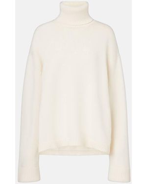 Frankie Shop Rhea Wool And Cotton Turtleneck Sweater - White