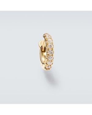 Spinelli Kilcollin Micro Hoop Mini 18Kt Single Earring With Diamonds - White