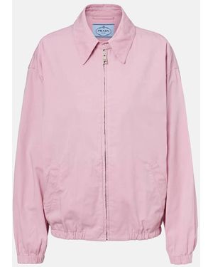 Prada Cotton Gabardine Jacket - Pink