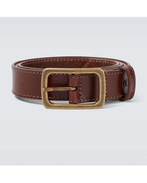 Dries Van Noten Leather Belt - Brown