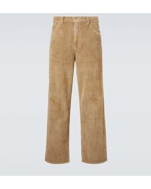 Our Legacy Vast Cut Cotton Corduroy Wide-Leg Pants - Natural