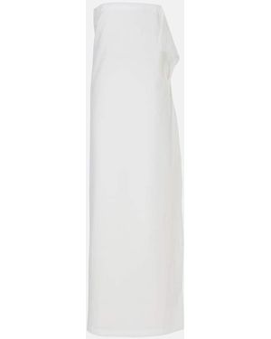 The Row Bernette Cotton Gown - White